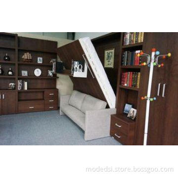 Multifunctional Innovative Foldable Double Wall Bed With So